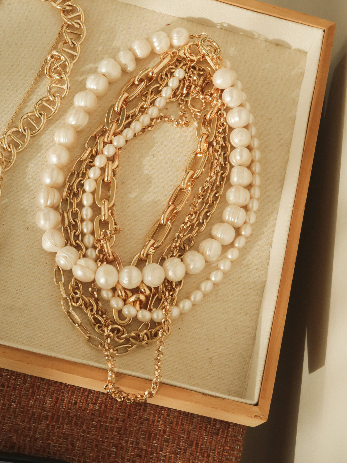 Freshwater pearl halsketting