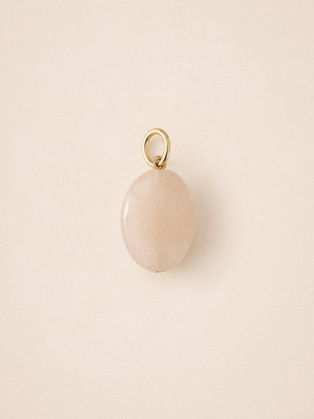 Roze stenen charm goud