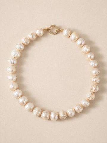 Freshwater pearl halsketting