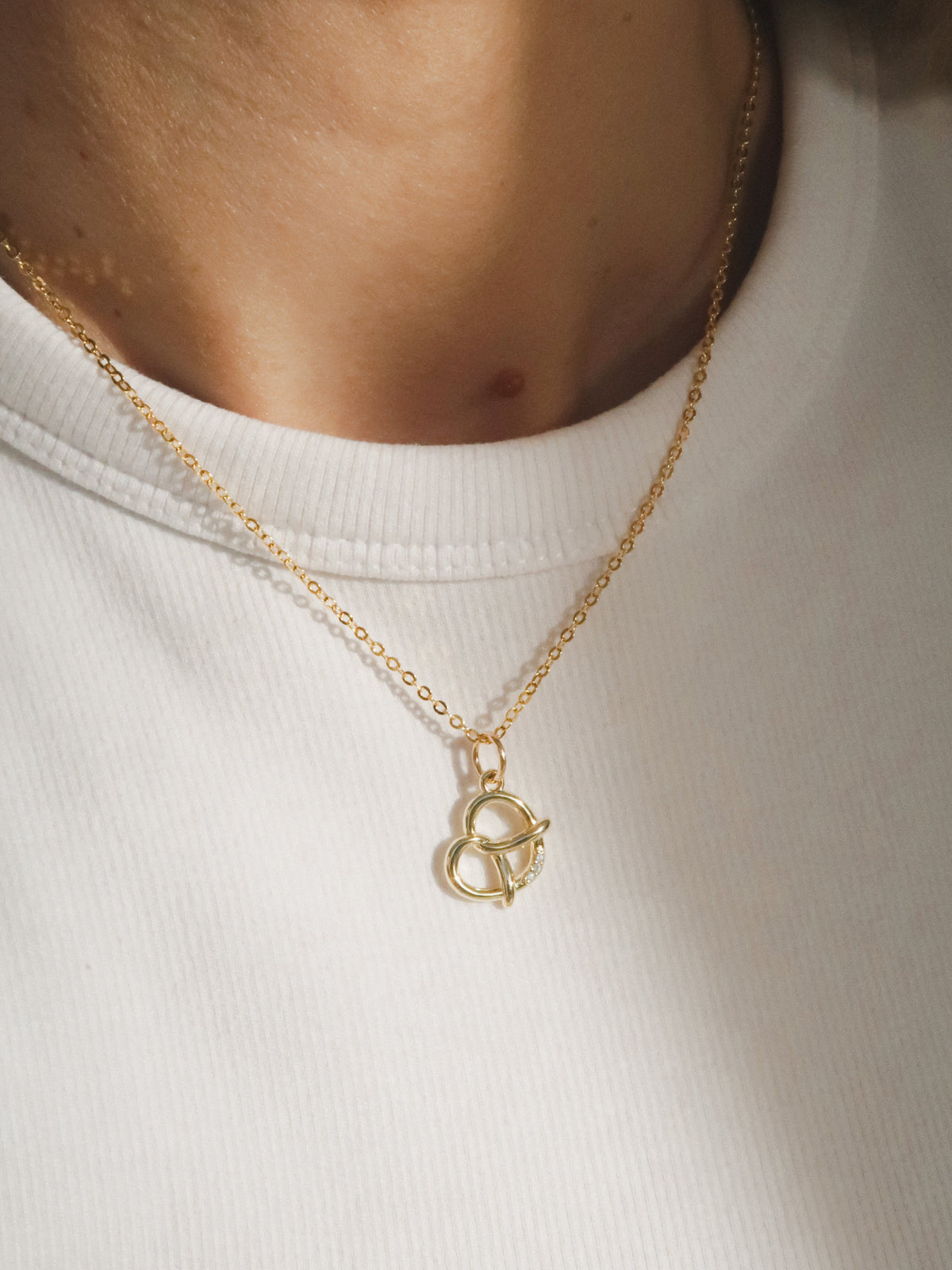 Pretzel charm