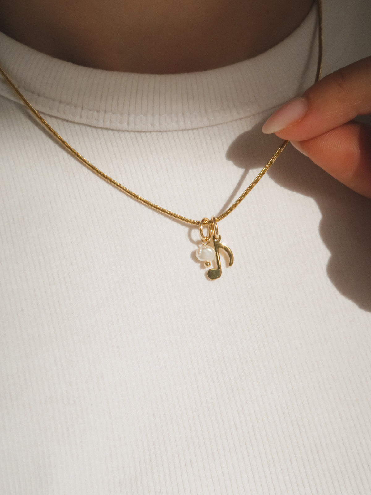 Muzieknoot charm
